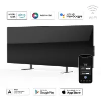 AENO Konvektor GH2S WI-FI, BEHEIZTE FLÄCHE BIS 30.00 m², SCHWARZ, 700.0 W