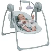 Chicco Swing&Play Elektrische Babyschaukel ab 0 Monaten+, 5 Schaukelgeschwindigk