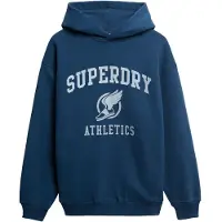 Superdry für Herren. M2014384A Vintage Sweatshirt in Übergröße navy (S), Lässig, Baumwolle, Langarm, Marine