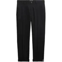 Superdry für Herren. M7011418A Premium Regular Chino-Hose schwarz (31/32), Lässig, Baumwolle