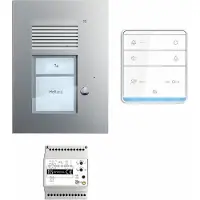 TCSS PSU2310-0000 TASTA:pack Audio Unterputz für 1 Wohneinheit, mit Außenstation PUK 1 Klingeltaste + Freisprecher ISW5010 + Steuergerät BVS20