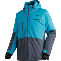 Maier Sports Skijacke "Roccarasa M", Herren, Gr. 64, blau (rauchblau), 100% Polyester, Jacken Skijacke, Herren Winterjacke wasserdicht u. atmungsaktiv