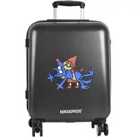 Kukuxumusu Besukao Hg136 Koffer Auf Rollen Schwarz Schwarz One Size