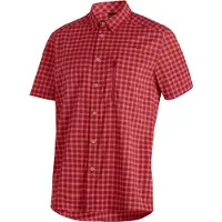 Maier Sports Mats Short Sleeve red check (M20404) 50
