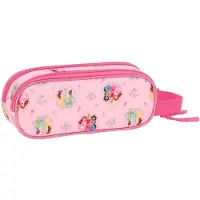Disney Princess Princesas Disney 21x8x6 Cm Double Mäppchen Rosa Mann Rosa One Size