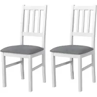 LeafDesign ESSZIMMERSTUHL - 2er-Set Bos 4 weiss soro 90