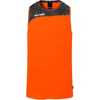 Kempa Sporttop "TankTop Athletics 29", Herren, Gr. M, orange (fluo orange, schwarz), Obermaterial: 100% Polyester Pol. recyc.., Tops Sporttop