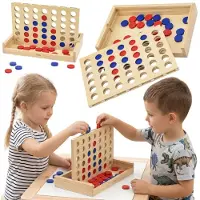 Vigatoys VIGA Logikspiel 4 in einer Reihe 4 In a Row