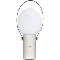 By Rydens Bari LED-Akku-Tischlampe IP44 sandbeige