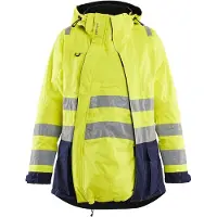 Blakläder High Vis Umstands-Jackenerweiterung 2172, Farbe:High Vis Gelb, Größe:XS