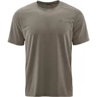Maier Sports T-Shirt "Walter", Herren, Gr. S, braun (schlamm), 100% Polyester, Rundhals, Shirts T-Shirt, Herren Kurzarmshirt, leichtes Sommer Funktionsshirt, Rundhals, Reg Fit