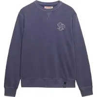 Superdry für Herren. M2014491A Merchant Sweatshirt blau (L), Lässig, Baumwolle
