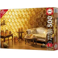 Educa - 500-teiliges Kinderpuzzle Plus | Honey Sweet Home | Maße: 48 x 34 cm | Ab 11 Jahren (20583)