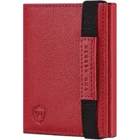 VON HEESEN Geldbörse Slim Wallet mit Münzfach & RFID-Schutz Mini Geldbörse Herren & Damen Kartenetui Kreditkartenetui Portmonee Geldbeutel Portemonnaie klein