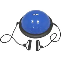 Powershot Balance Trainer 46 cm aus Gummi und Kunststoff mit rutschfester Oberfläche und inkl. Gummibändern