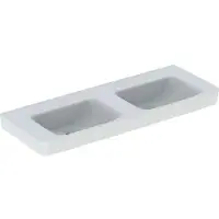 Geberit 501713008 Renova Plan Doppelwaschtisch 130x48cm