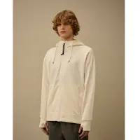 C.P. Company für Herren. RCCMSS715A005086W Sudadera Diagonal Raised Fleece Goggle weiß (XL), Lässig, Baumwolle, Langarm