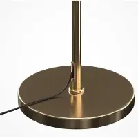 Maytoni Stehlampe Dallas, gold/weiß, Höhe 150 cm, 6-flammig, Dimmer