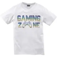 Kidsworld T-Shirt "GAMING ZONE" Kurzarm, Basic-Passform, mit Foliendruck