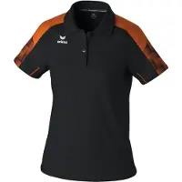 Erima EVO STAR Poloshirt schwarz/orange 44