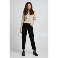 Ichi Damen Jeans IHTWIGGY IHTwiggy Comfort Taile Gerade