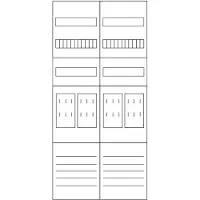 Eaton Zählerfeld 1050mm, 4ZP, 5pol. ZSD-Z27B0019