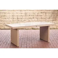 CLP Polyrattan Tisch Avignon, Farbe: sand, Größe: 180 cm