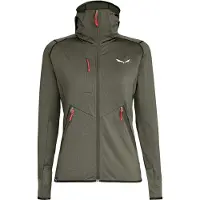 Salewa - Women's Agner Hybrid Polarlite Fullzip Hoody - Fleecejacke Gr 36 grau