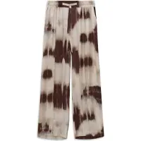 Bugatti Stoffhose , Damen, Gr. 40, Normalgrößen, braun (970, bordeaux), 100% Viskose, bedruckt, normal, Hosen Stoffhose, mit grafischem Print aus Viskose
