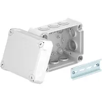Obo Bettermann Bettermann Vertr Kabelabzweigkasten lichtgrau, m. Deckel T 100 HD LGR