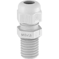 OBO Bettermann 2022945, Hellgrau, Polyamid, Gerade, M16, 1,5 cm, IP68