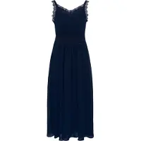 Cream Midikleid "Damen Kleid CRJessa", Damen, Gr. 42, N-Gr, blau (navy blazer), Obermaterial: 100% Polyester PES., Kleider Midikleid