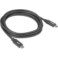 Club 3D CLUB3D USB-C-Sicherheitskabel 240 W, ohne Daten, 2 m / 6,56 ft, 2 m, USB C, USB C, 0 Gbit/s, Schwarz