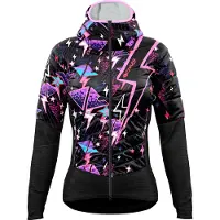 Crazy Jacke Trilogy Bedruckte Frau Tempest Schwarz XL
