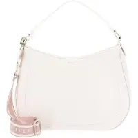 Ted Baker Leder Schultertasche Umhängetasche Lyshia Webbing Leather Hobo Bag Ivory creme