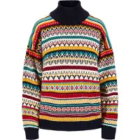 Dale of Norway Utsira Fem Sweater marine offwhite raspberry (C00) M