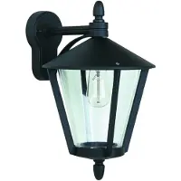 Albert 661816 Wandleuchte Typ Nr. 1816 - Farbe: schwarz, für 1 x Lampe, E27