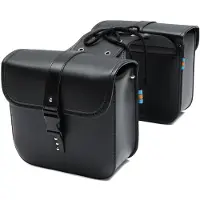 StarTech.com Motorradtaschen - Satteltaschen hinten - Kunstleder - Seitentaschen für Stauraum - Werkzeugtasche - Universelle Passform
