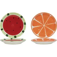 Nobrand Teller mit Melone oder Orange 18cm
