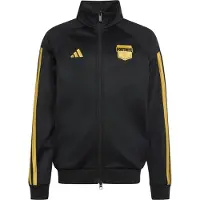 Adidas Outdoorjacke SPORTSWEAR "X FORTNITE", Kinder, Gr. 128, schwarz, gold metallic, Obermaterial: 53% Baumwolle, 47% Polyester, Jacken Outdoorjacke