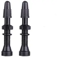 OEM Tubeless Presta-Abzweigventile für Renn- und Mountainräder - Aluminium, 60 mm, schwarz