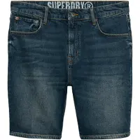 Superdry für Herren. M7110394A Vintage Straight Shorts blau (30), Lässig, Baumwolle, Denim