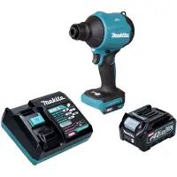 Makita AS 001 GD101 Akku Gebläse 40 V max. Brushless + 1x Akku 2,5 Ah + Ladegerät