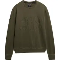 Superdry für Herren. M2014392A Sportliches grünes Trikot (M), Lässig, Baumwolle
