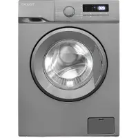 Exquisit Waschmaschine, Energieeffizienz: A, grau (silberfarben), B:59,5cm H:84,5cm T:49,5cm, Waschmaschinen, Kurzprogramm-frische Wäsche nach 15 Minuten,AquaStop-Vollwasserschutz, Waschmaschine