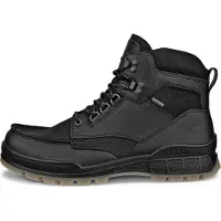 Ecco Herren High-Top-Schuhe Schwarz