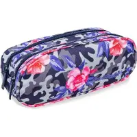CoolPack Clever Schulmäppchen mit 2 Fächern Camo Roses 96720CP