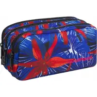CoolPack Primus Federmäppchen mit 3 Fächern, Hawaiian Blue