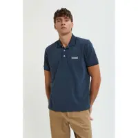 Baracuta für Herren. BRPOL0020UT2769 Polo Logo blau (M), Lässig, Baumwolle, Kurzarm
