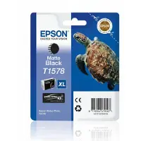 Epson Turtle T1578 Matte Black, High (L) Yield, Schwarz, Tinte auf Pigmentbasis, 25,9 ml, 1 Stück(e), 1000 Seiten